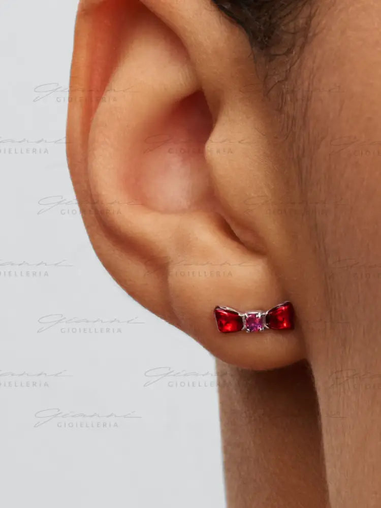 Disney Biancaneve Orecchini Fiocco Charm