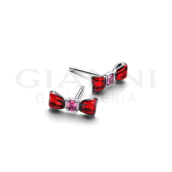 Disney Biancaneve Orecchini Fiocco Charm