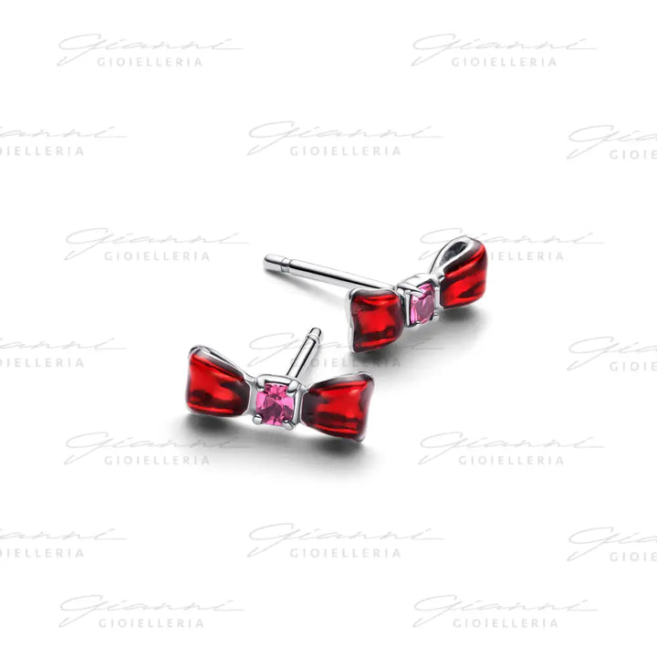 Disney Biancaneve Orecchini Fiocco Charm