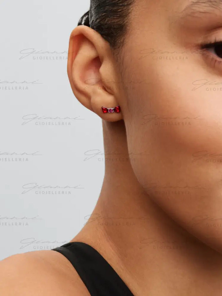 Disney Biancaneve Orecchini Fiocco Charm