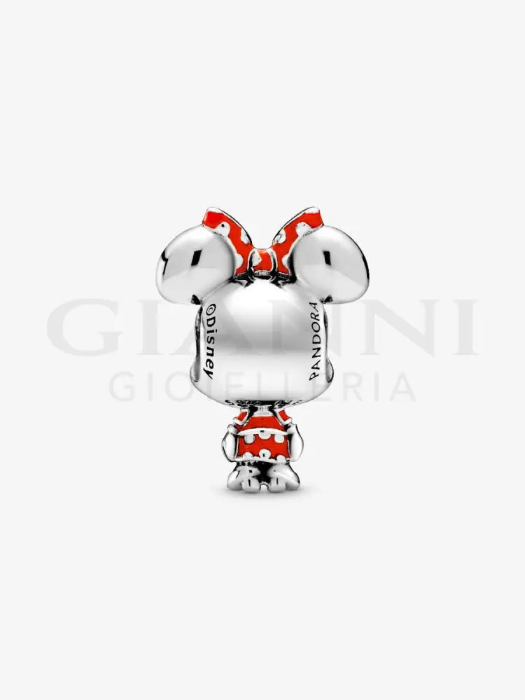 Disney Pandora Charm Minnie con Vestito e Fiocco a pois Charm