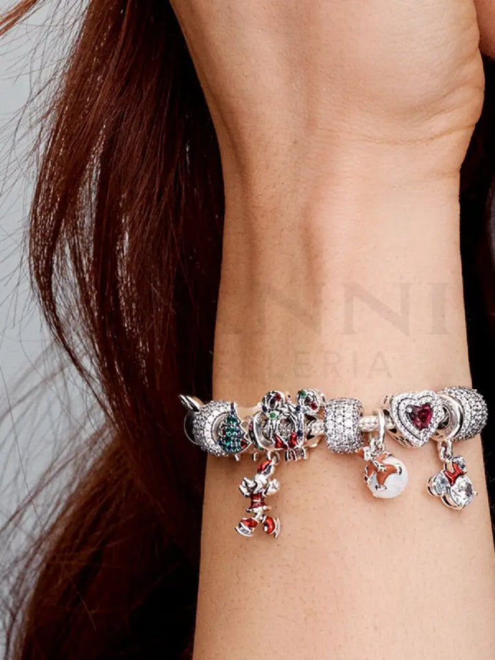 Disney Pandora Cip e Ciop e Pallina di Natale Charm