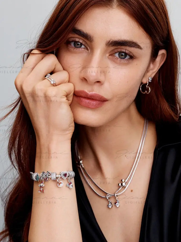 Disney Pandora Cip e Ciop e Pallina di Natale Charm