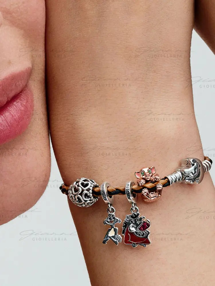 Disney Pandora Il Re Leone Pendente Timon e Pumbaa divisibile Charm