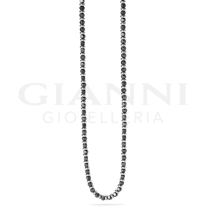 Girocollo Comete - Acciaio con Pvd Nero - Collane