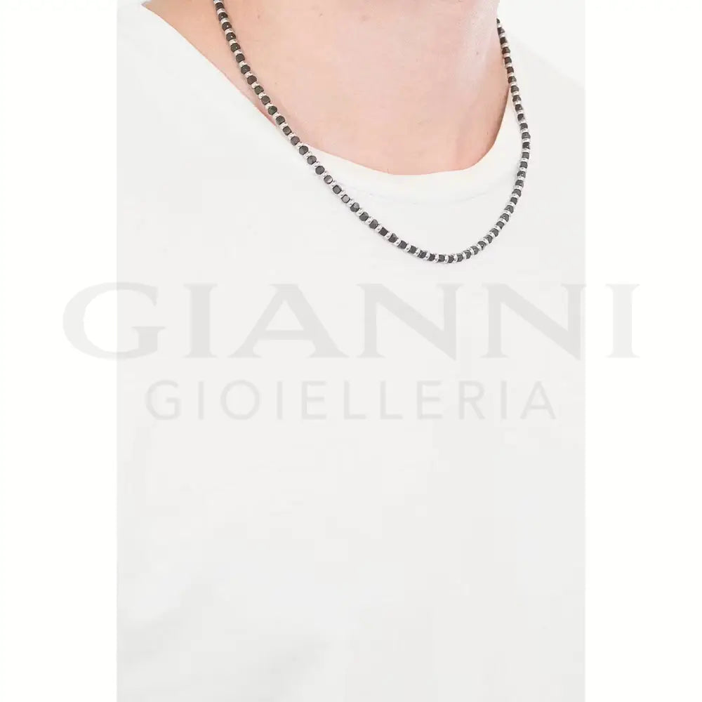 Girocollo Comete - Acciaio con Pvd Nero - Collane