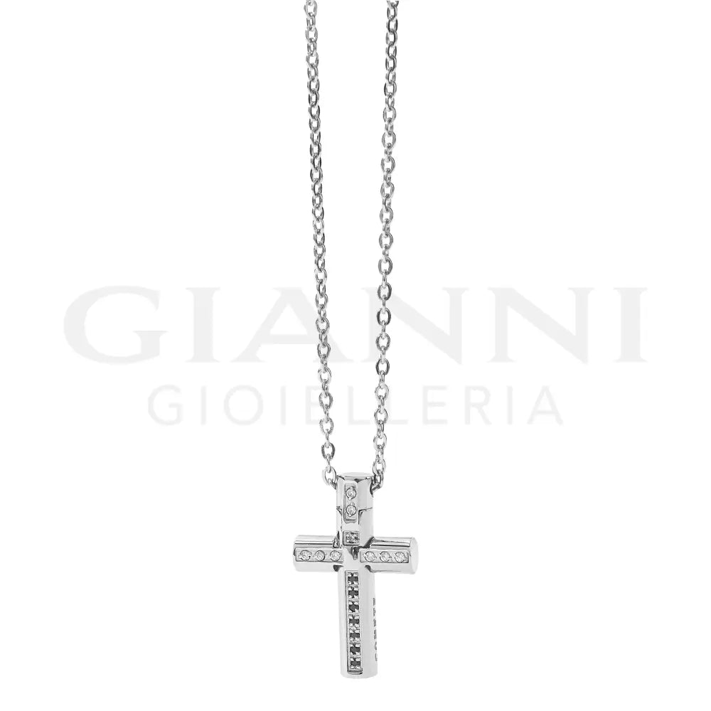 Girocollo Comete - Acciaio con Zirconi - Collane
