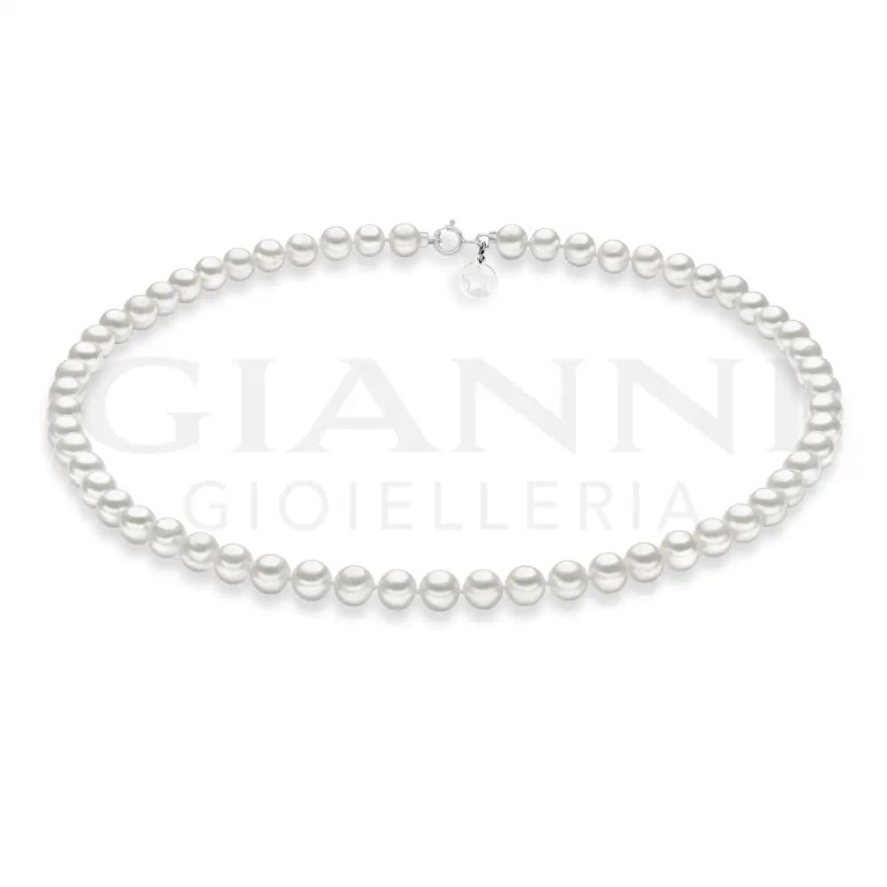 Girocollo Comete - Perle coltivate e Stella in Argento - Collane