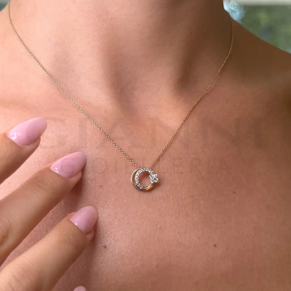 Girocollo Crivelli Collezione Like con fantasia Fiore in Oro Rosa e Diamanti Collane