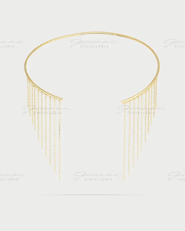 Girocollo Rue Des Mille - Rigido frange Oro Collane