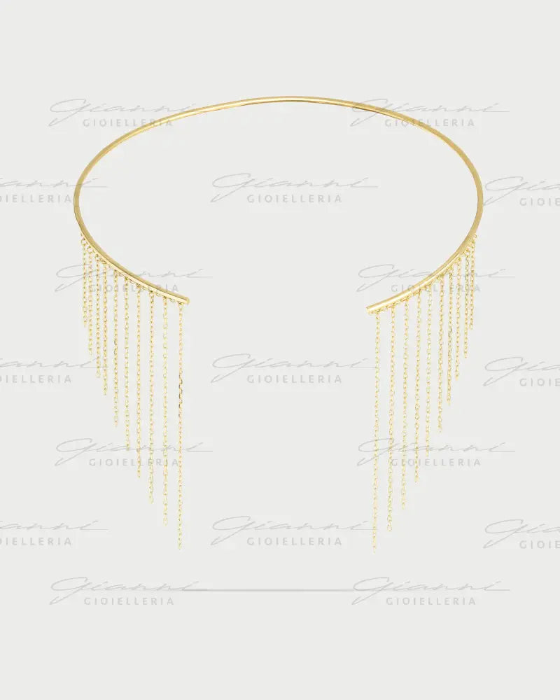 Girocollo Rue Des Mille - Rigido frange Oro Collane