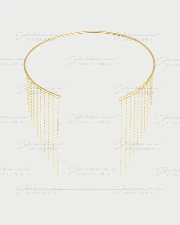 Girocollo Rue Des Mille - Rigido frange Oro Collane