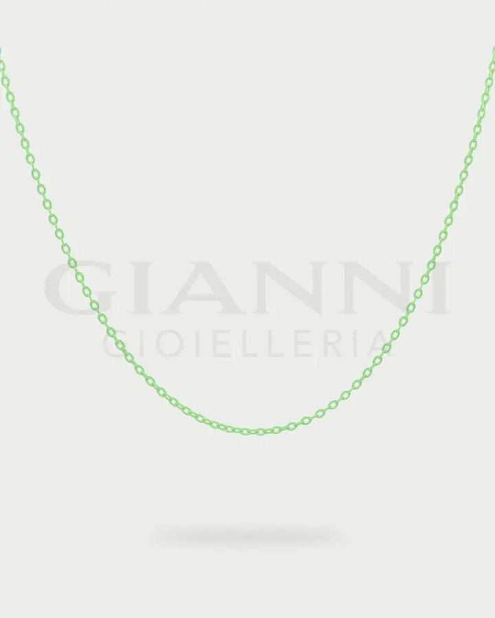 Girocollo Rue Des Mille - Smaltato chain base menta Collane