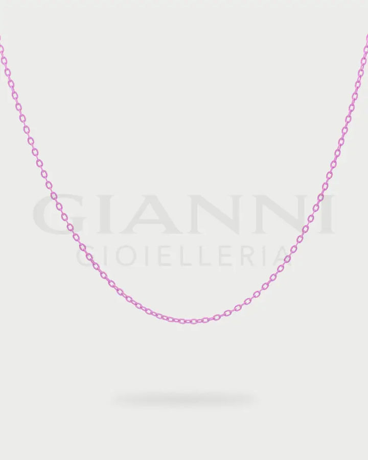 Girocollo Rue Des Mille - Smaltato chain base rosa Collane