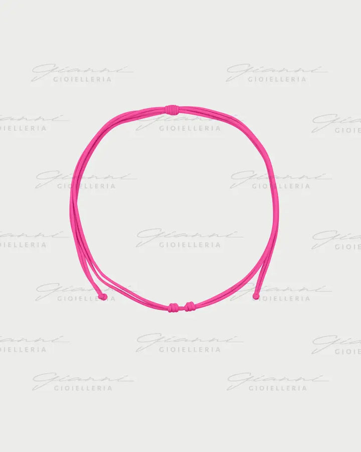 Girocollo Rue Des Mille - Soft cord Base Rosa Pastello Collane