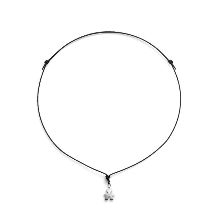 Collana leBebé - I Tesorini con sagoma bimbo in oro bianco