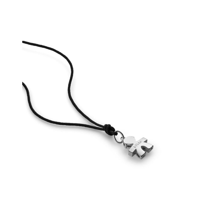 Collana leBebé - I Tesorini con sagoma bimbo in oro bianco