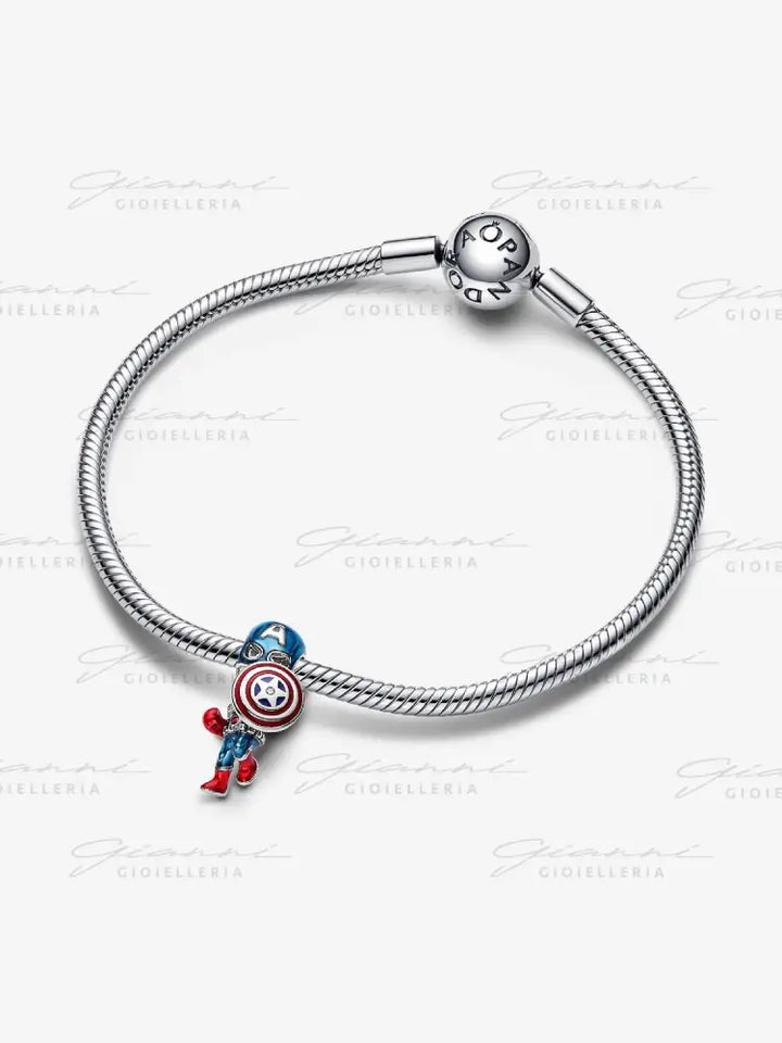 Marvel Avengers Captain America Charm