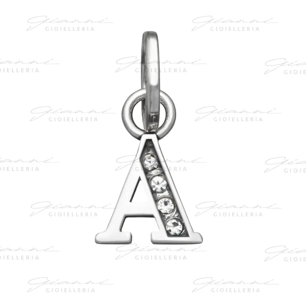Mini Charm Giovanni Raspini - ’A’ Crystal Charm