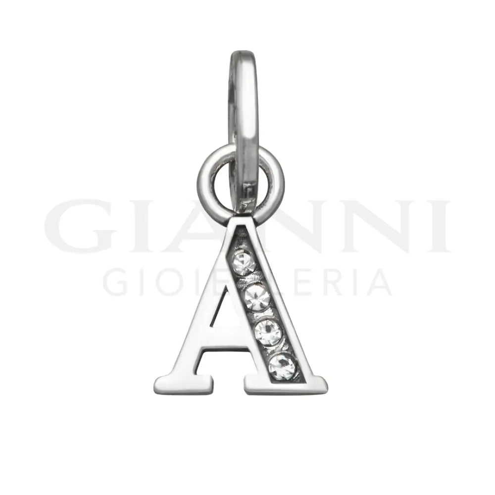 Mini Charm Giovanni Raspini - ’A’ Crystal Charm