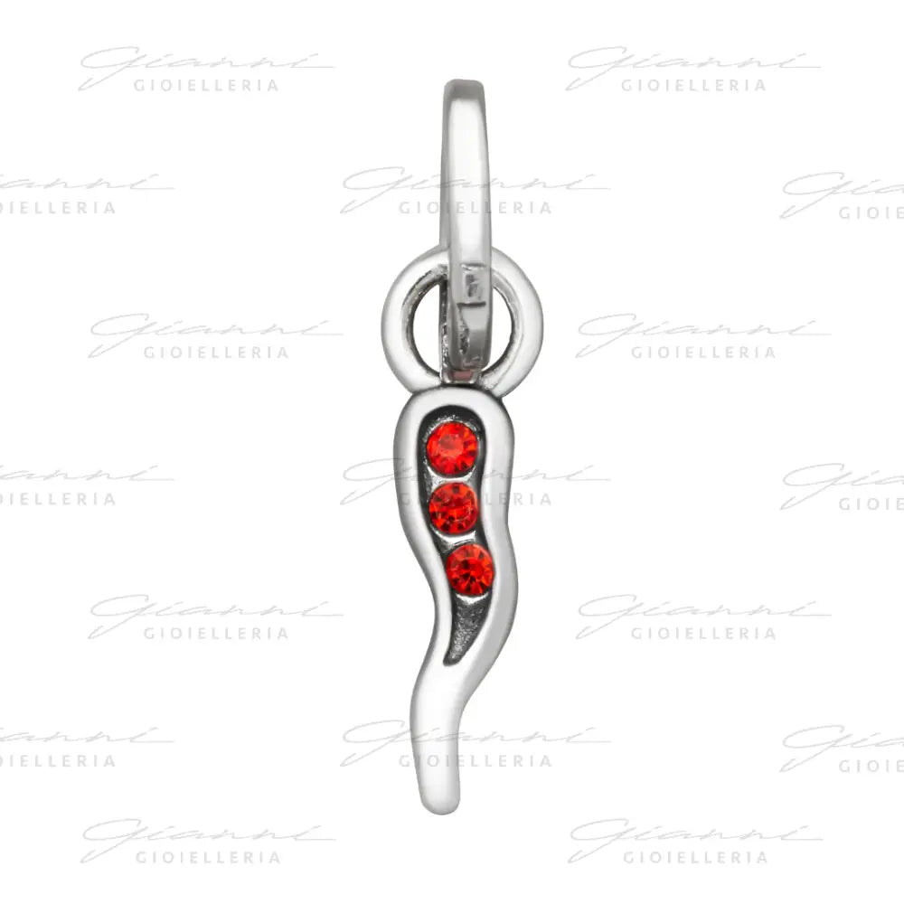 Mini Charm Giovanni Raspini - Cornino Crystal Rosso Charm
