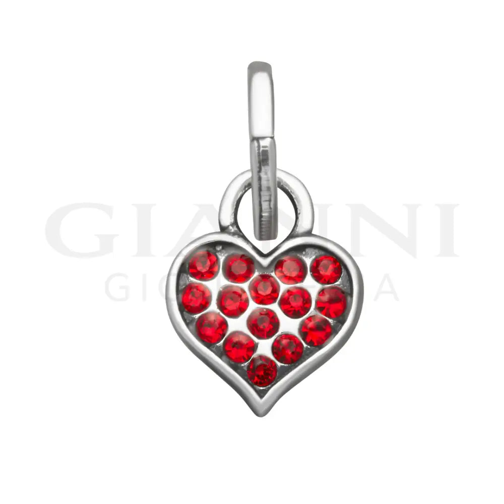 Mini Charm Giovanni Raspini - Cuore Crystal Rosso Charm