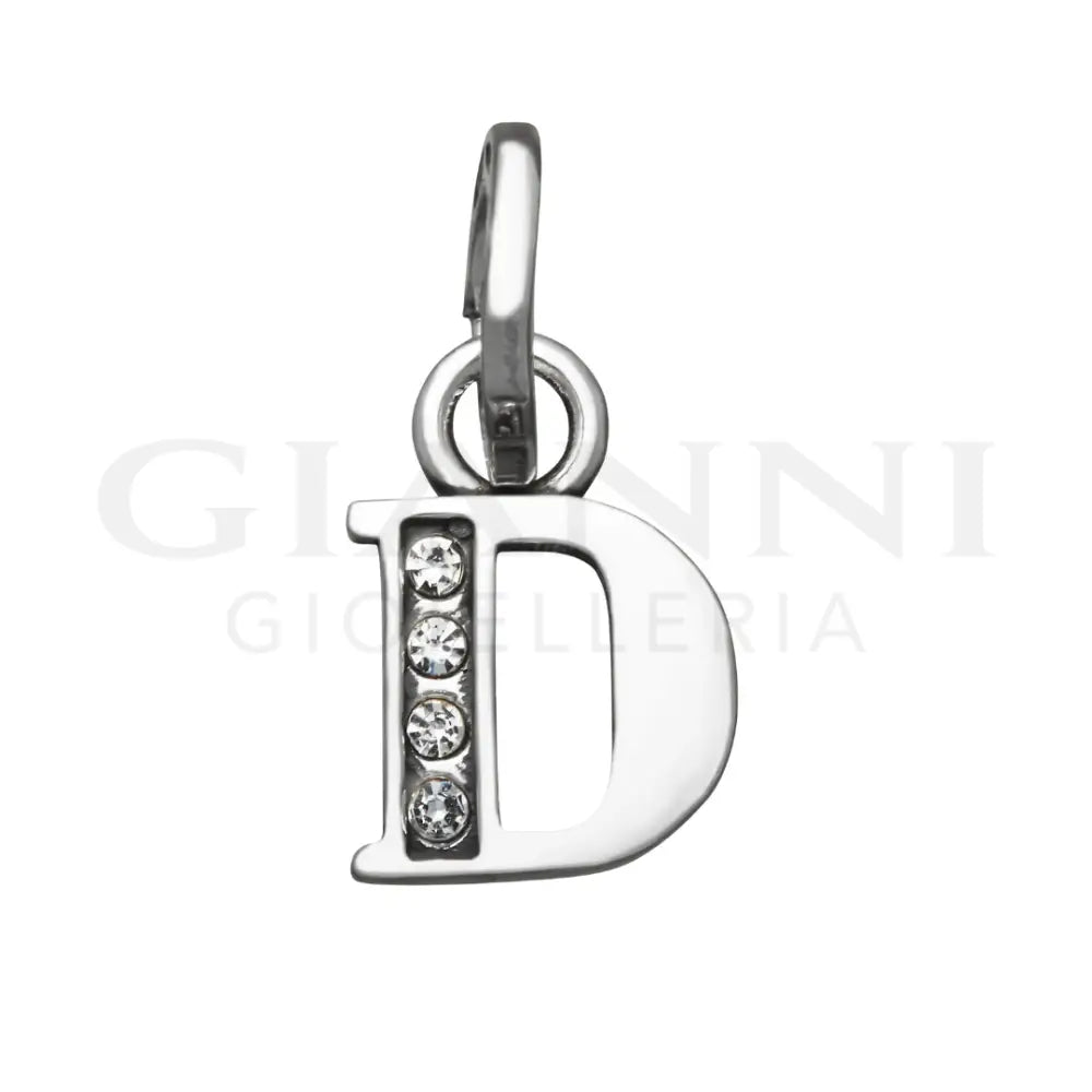 Mini Charm Giovanni Raspini - ’D’ Crystal Charm