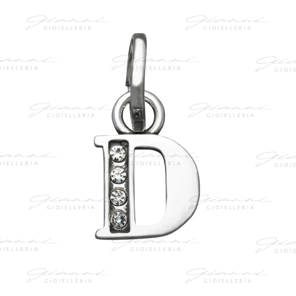 Mini Charm Giovanni Raspini - ’D’ Crystal Charm