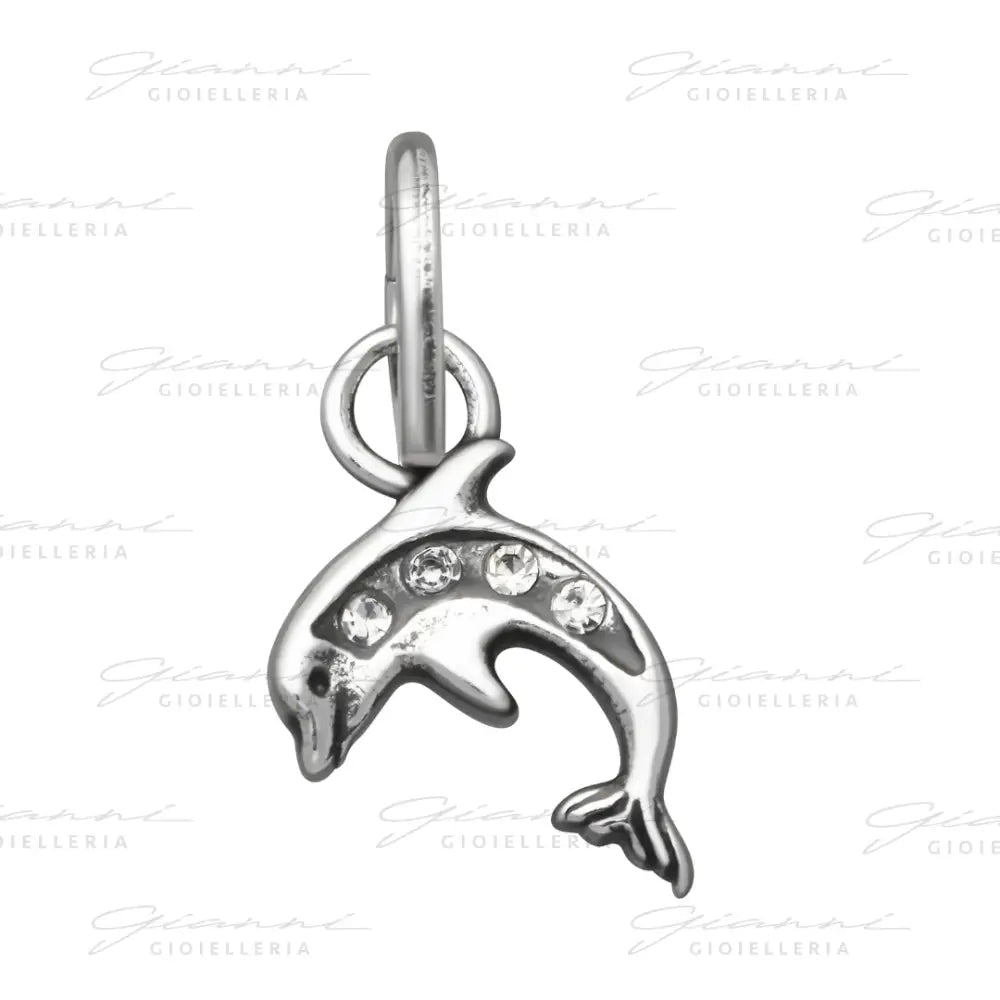 Mini Charm Giovanni Raspini - Delfino Crystal Charm