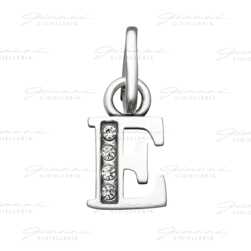 Mini Charm Giovanni Raspini - ’E’ Crystal Charm