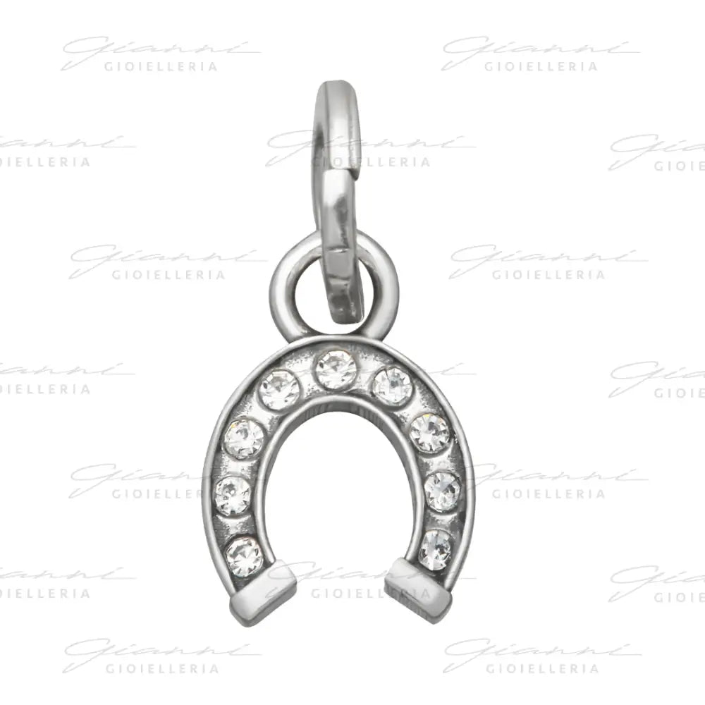 Mini Charm Giovanni Raspini - Ferro Di Cavallo Crystal Charm
