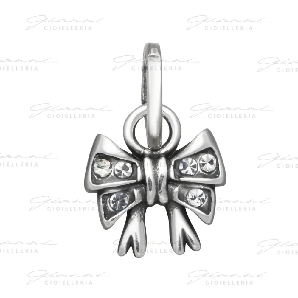 Mini Charm Giovanni Raspini - Fiocco Crystal Charm