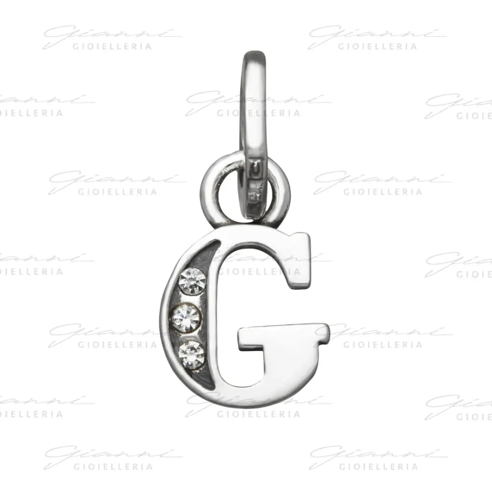 Mini Charm Giovanni Raspini - ’G’ Crystal Charm