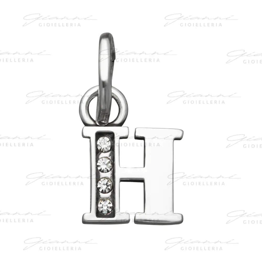 Mini Charm Giovanni Raspini - ’H’ Crystal Charm