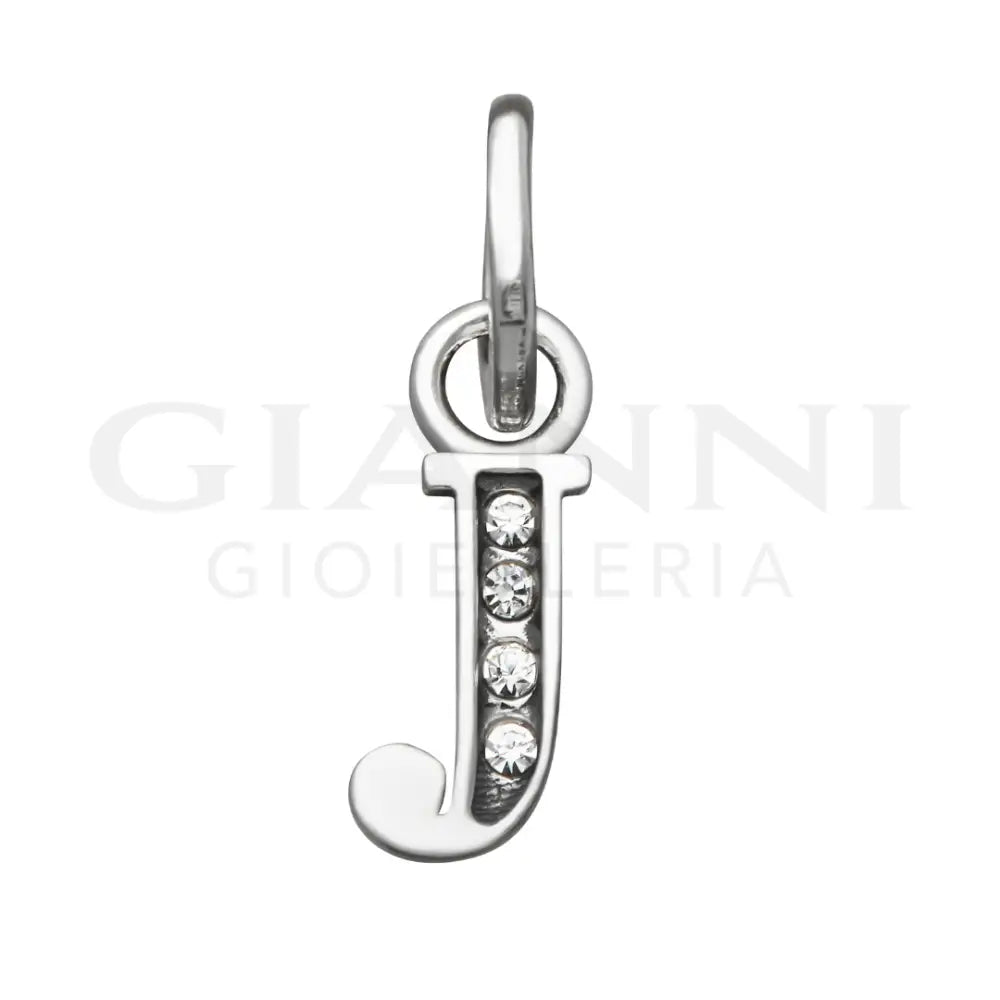 Mini Charm Giovanni Raspini - ’J’ Crystal Charm