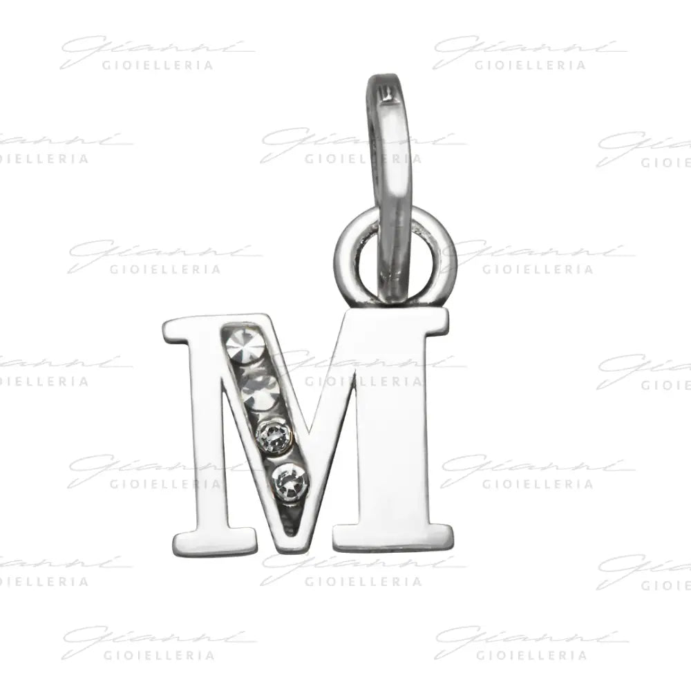 Mini Charm Giovanni Raspini - ’M’ Crystal Charm