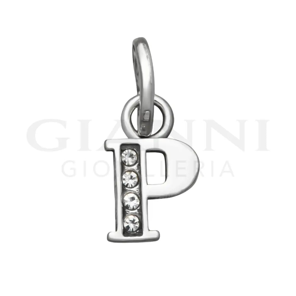 Mini Charm Giovanni Raspini - ’P’ Crystal Charm