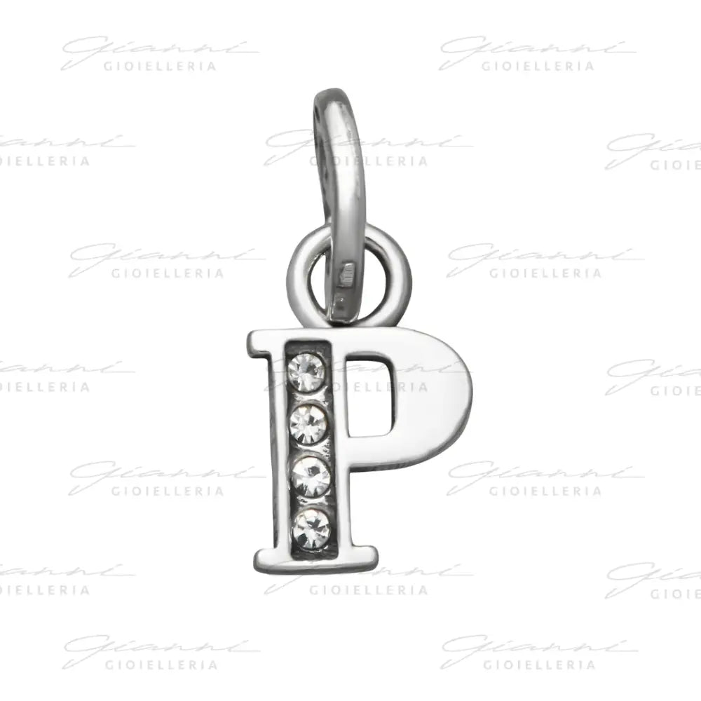 Mini Charm Giovanni Raspini - ’P’ Crystal Charm