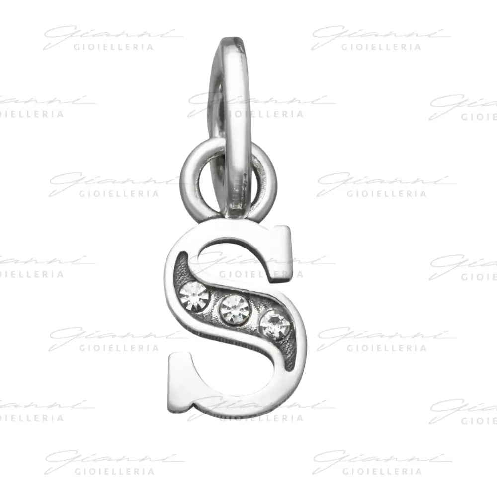 Mini Charm Giovanni Raspini - ’S’ Crystal Charm