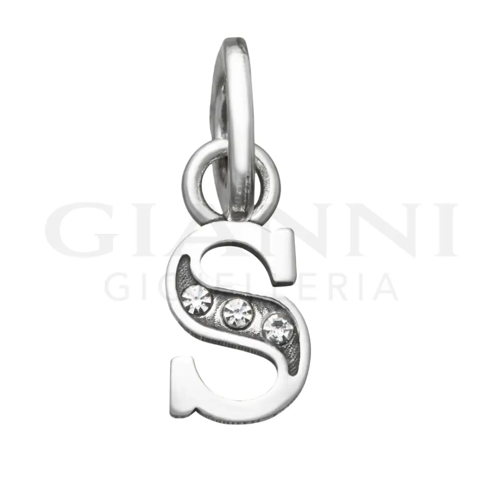 Mini Charm Giovanni Raspini - ’S’ Crystal Charm