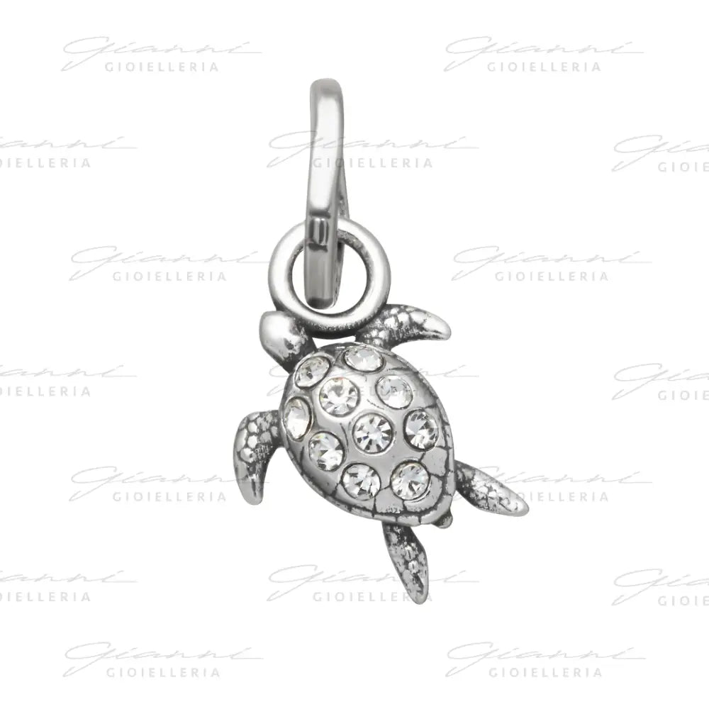 Mini Charm Giovanni Raspini - Tartaruga Crystal Charm