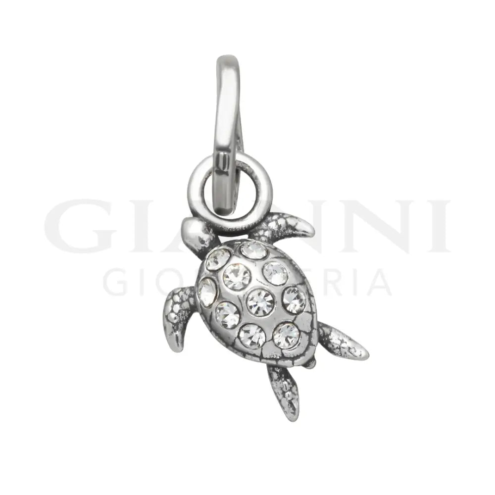 Mini Charm Giovanni Raspini - Tartaruga Crystal Charm
