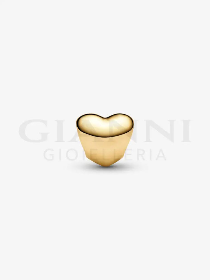Mini Charm Pandora - Cuore Be Love con Placcatura in Oro Charm
