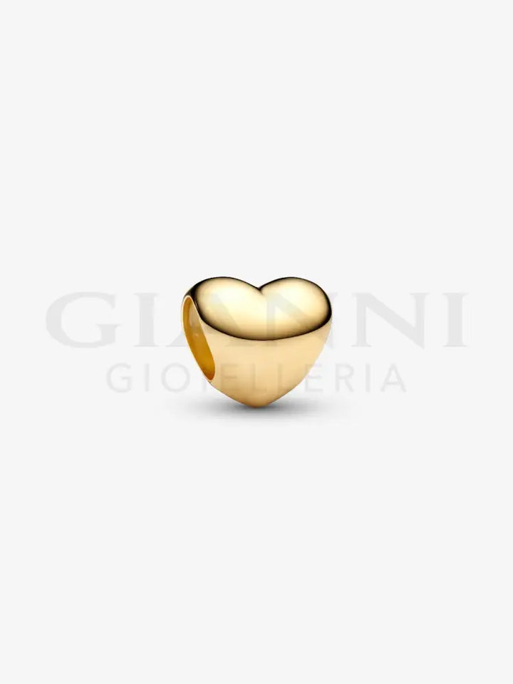 Mini Charm Pandora - Cuore Be Love con Placcatura in Oro Charm