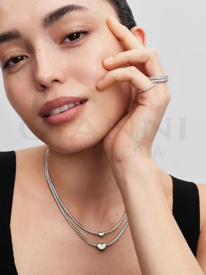 Mini Charm Pandora - Cuore Be Love in Argento Charm