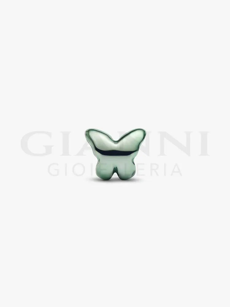 Mini Charm Pandora - Farfalla effetto metallico verde - Charm