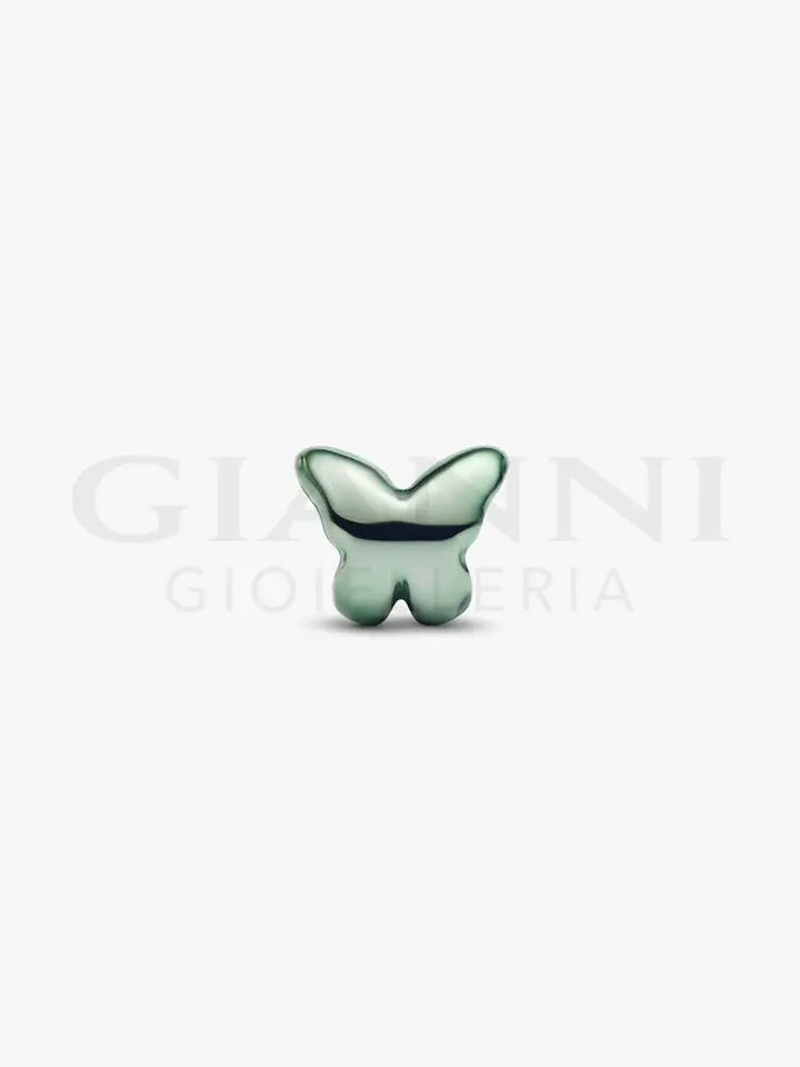 Mini Charm Pandora - Farfalla effetto metallico verde - Charm