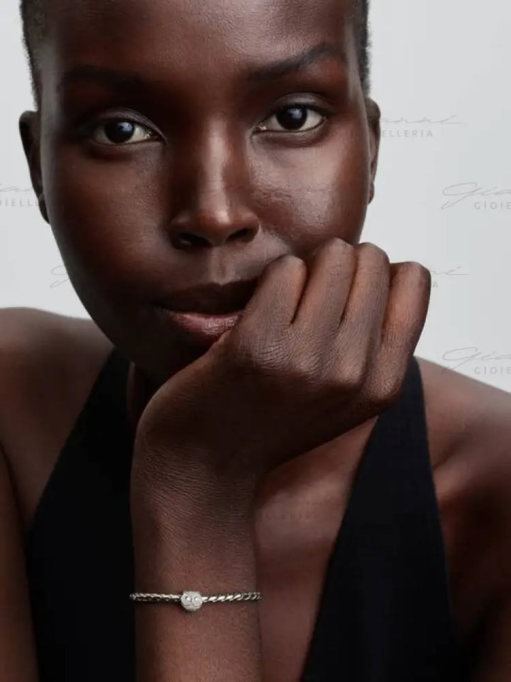 Mini Charm Pandora - Gufo effetto diamantato Charm