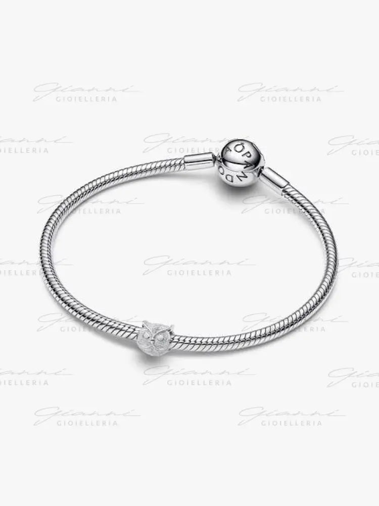 Mini Charm Pandora - Gufo effetto diamantato Charm
