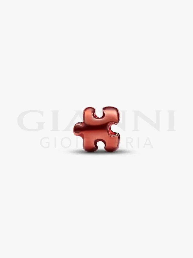 Mini Charm Pandora - Puzzle effetto metallico arancione - Charm